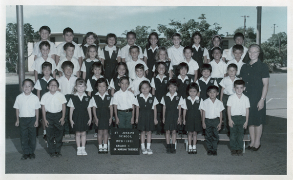St Joseph School, 1970-1971, Grade 1 Class Photo