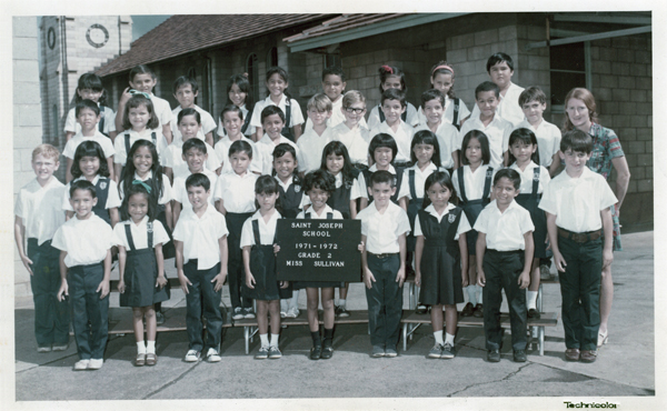St Joseph School, 1971-1972, Grade 2 Class Photo
