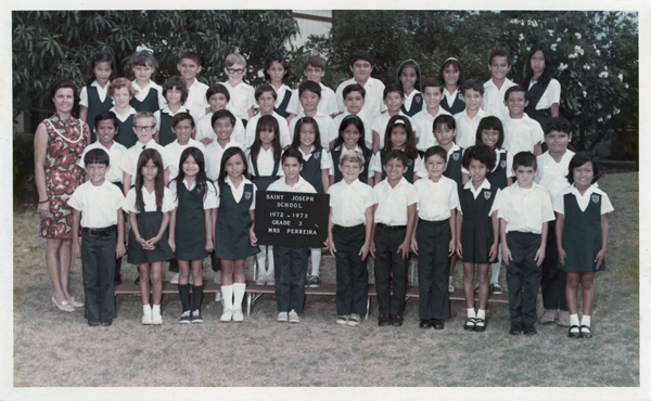 St Joseph School, 1972-1973, Grade 3 Class Photo