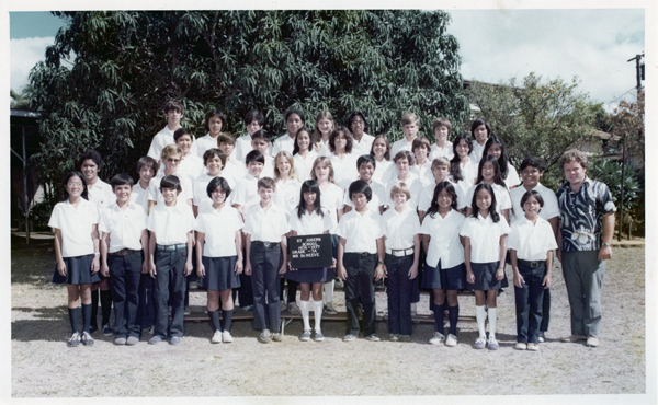 St Joseph School, 1976-1977, Grade 7A Class Photo