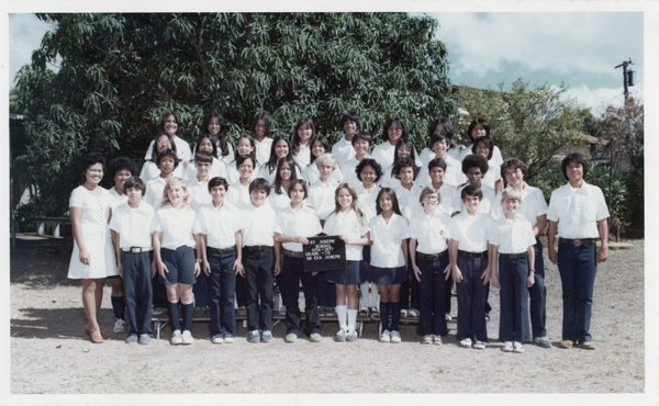 St Joseph School, 1976-1977, Grade 7B Class Photo