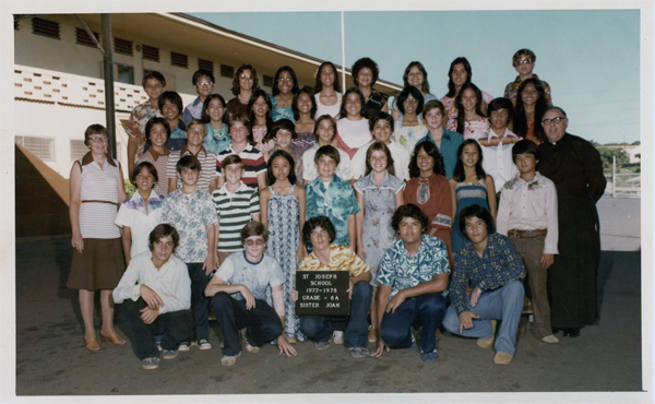 St Joseph School, 1977-1978, Grade 8A Class Photo