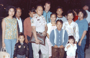 Photo of Sabog Family in 1969 with Mateo Sabog
